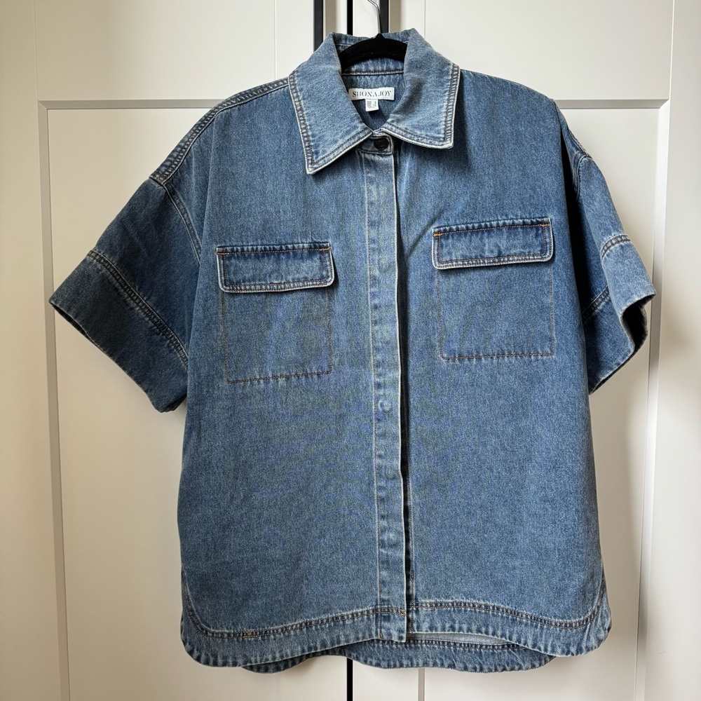Shona Joy oversized Denim shacket